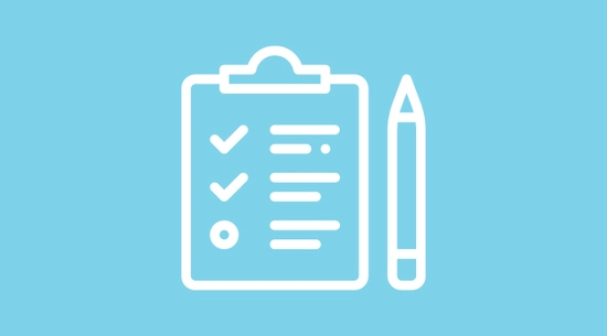 Checklist icon of clipboard and pencil